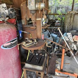 Old Drill Press And Bandsaw