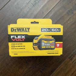 New 9Ah Dewalt FlexVolt Battery