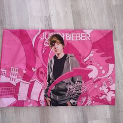 Vintage Justin Bieber Pillowcase. Hard Find.