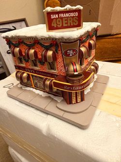 49ers Christmas Restaurant scene