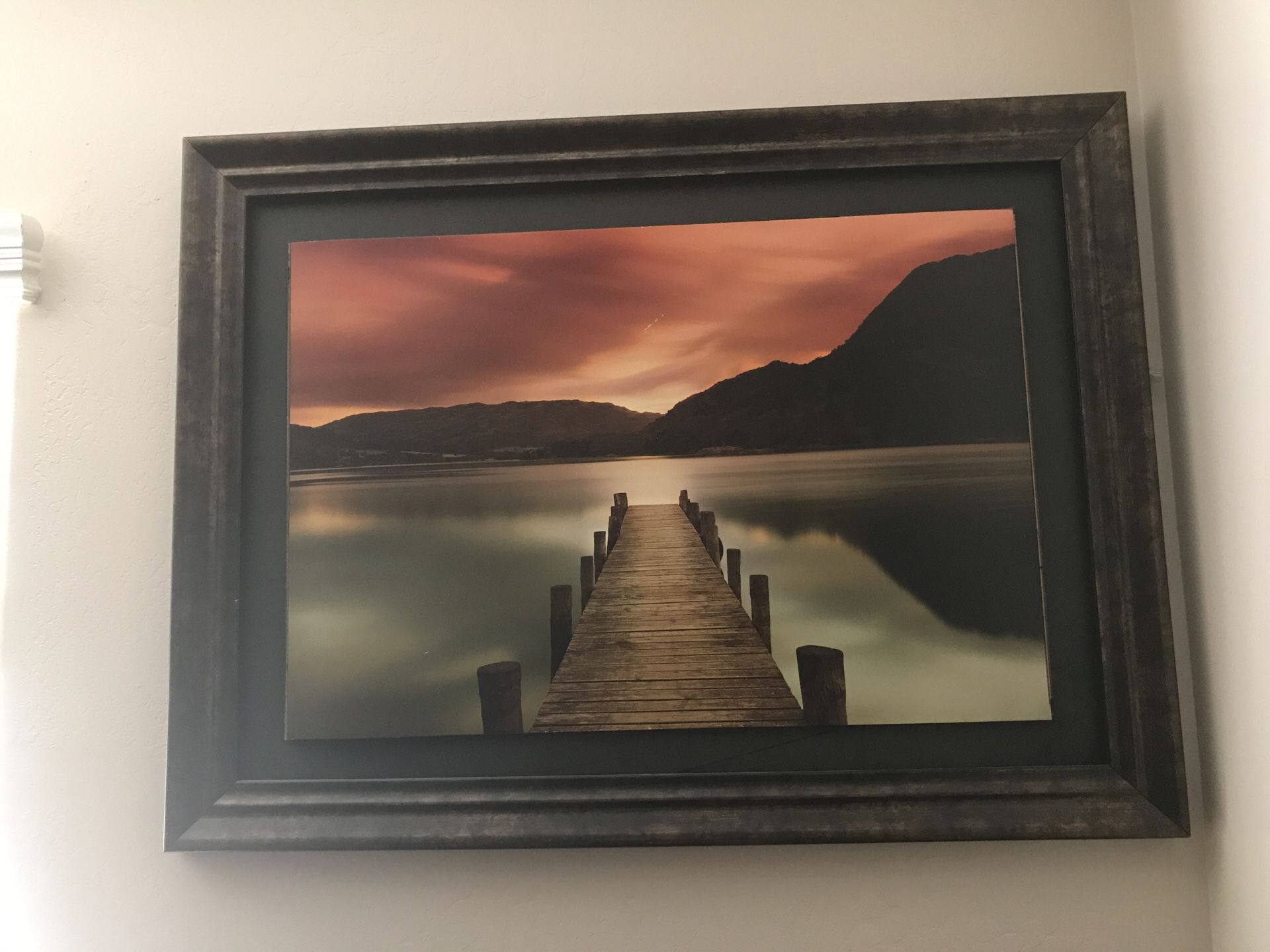 Picture and student desk