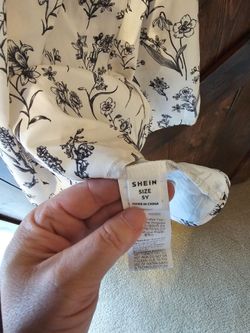 SHEIN Girls Floral Print dress Size 5Y
