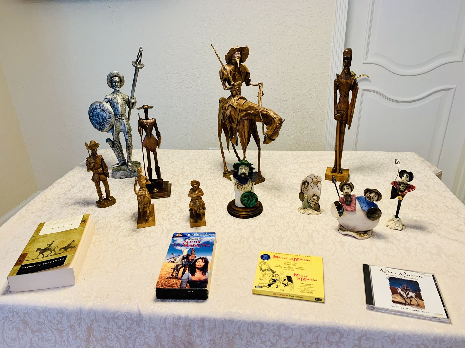 Don Quixote & Sancho Panchez Vintage collection of Figurines. Will sell as complete set $250 or Any offer accepted!