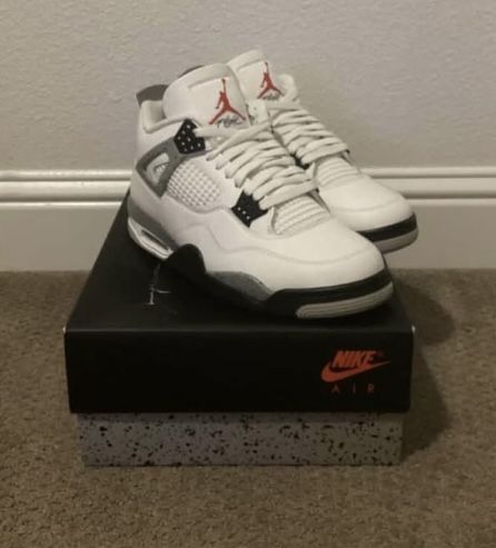Jordan 4 Retro White Cements 