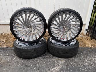 Azara chrome rims