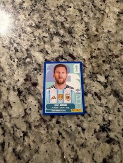 Messi world cup sticker