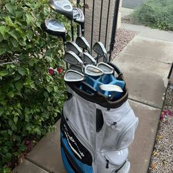 Men’s Golf Clubs With A TaylorMade Bag