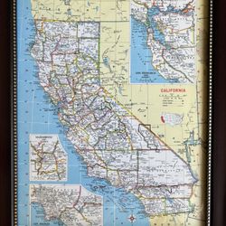 Map Of 1970’s California