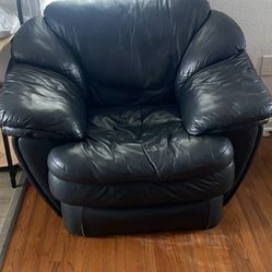 Loveseat Leather Couch 