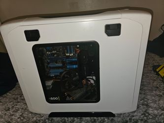 CPU drawer with motherboard, processor and functional power source.