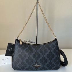 Coach Signature Spade Flower Medium Convertible Crossbody