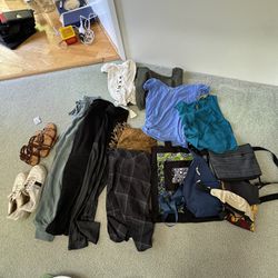 FREE STUFF - Clothes Mostly Women, Purses And Shoes 
