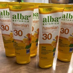 Alba botánica hawaiiam x 6 lot