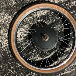 750w E-Bike Back Wheel Complete 