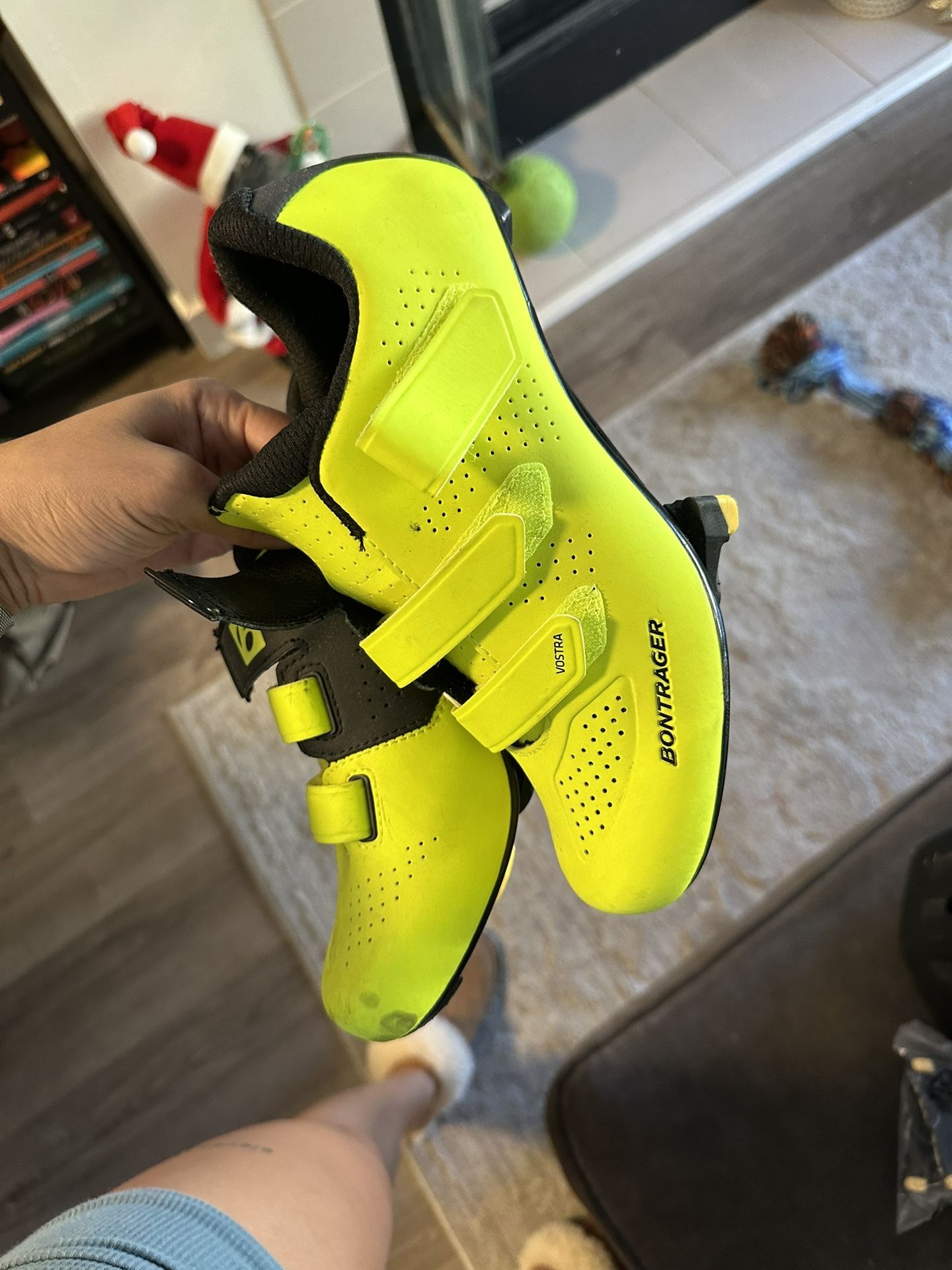 Bontrager Cycling Shoes And Angi Helmet