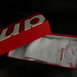 Supreme White Socks