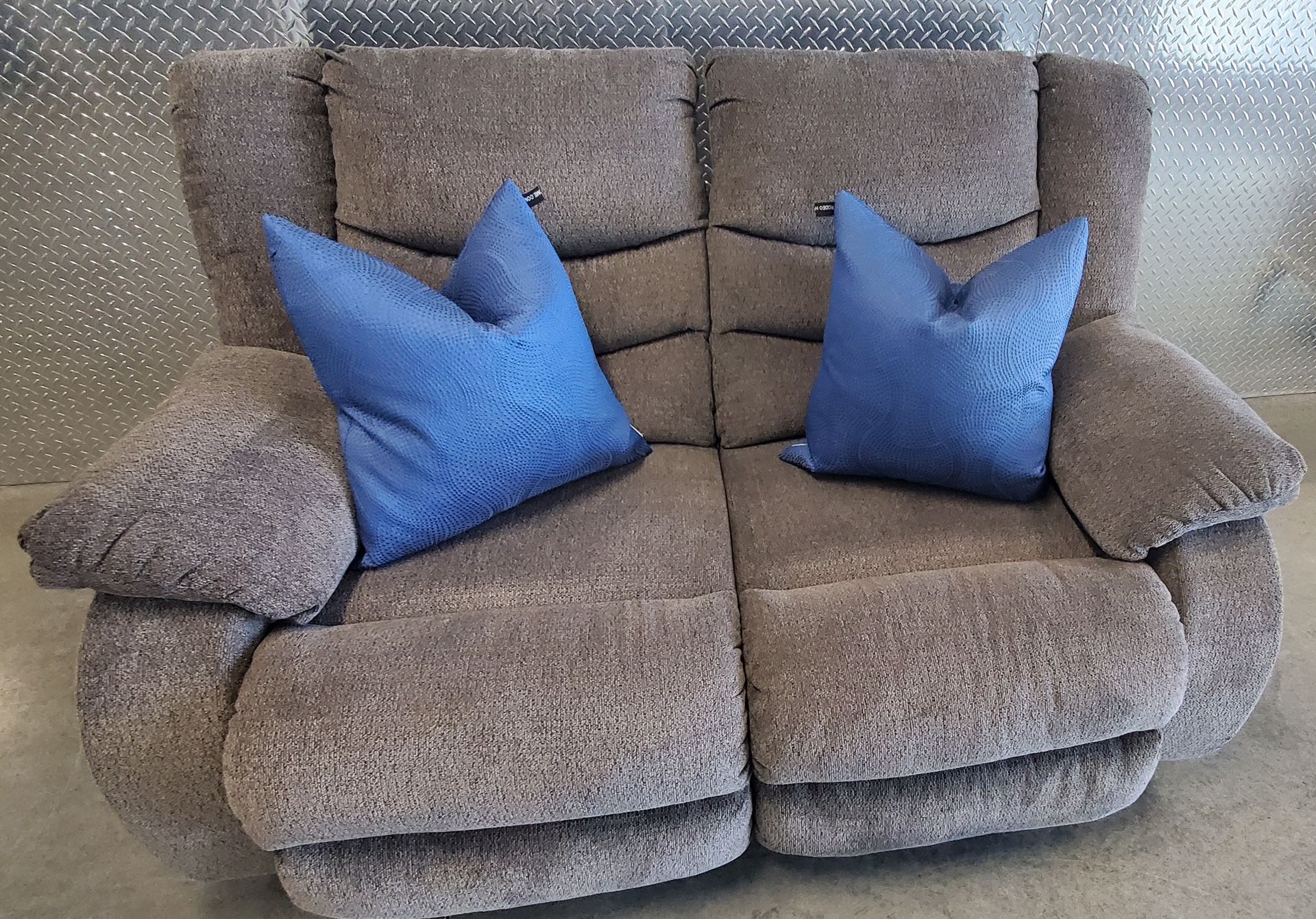 Gray Recliner Sofa