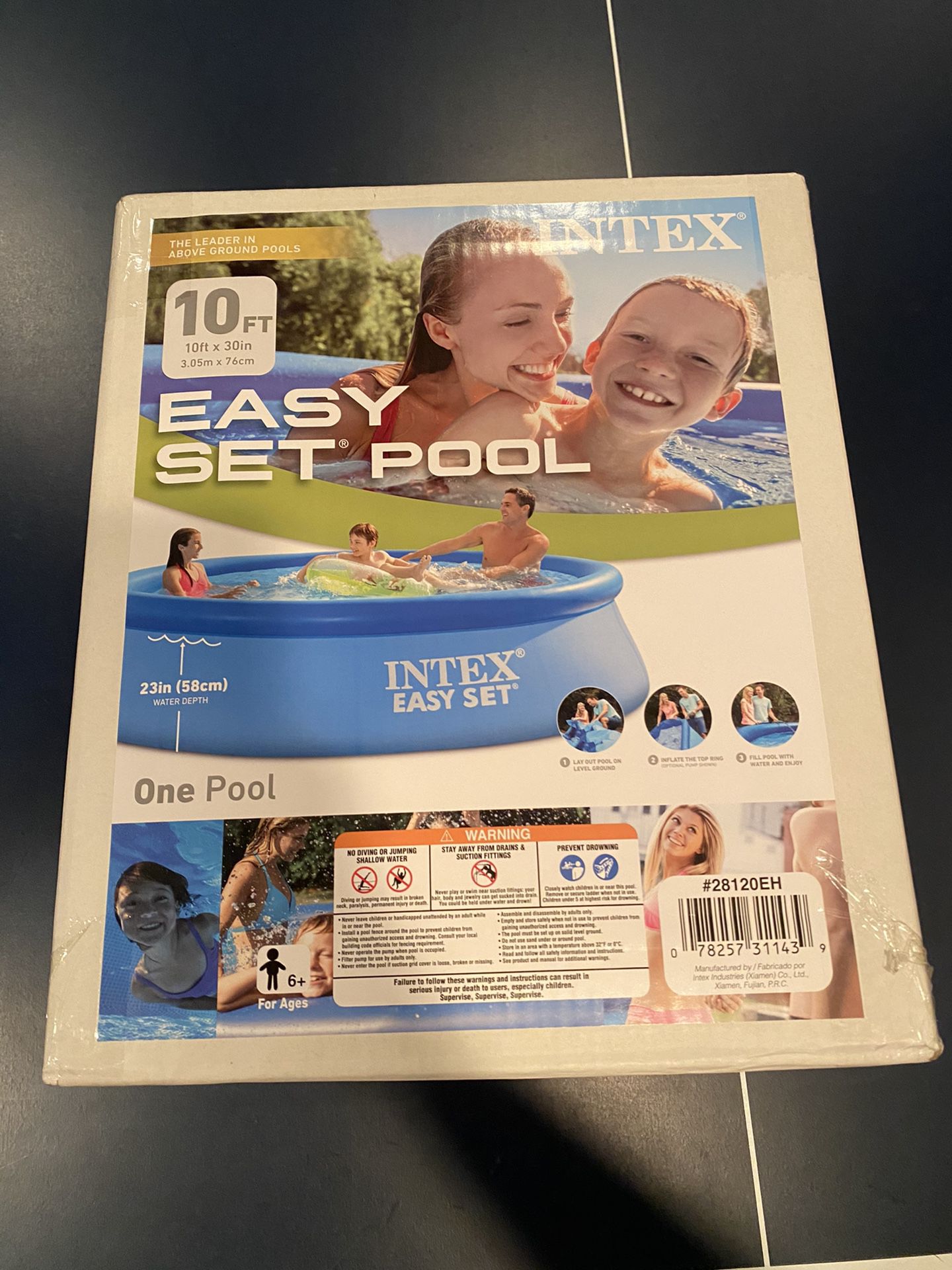 Intex Easy Set Pool - 10 Foot