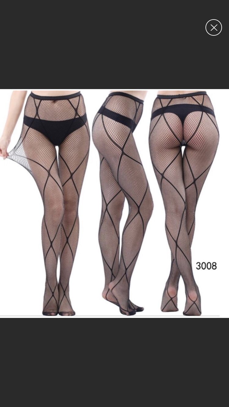 2 fishnet tights hosiery pantyhose stockings