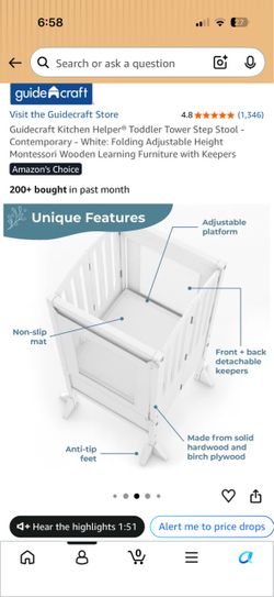 Guidekraft toddler tower step stool