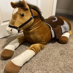 Giant Plush Stuffed Horse 