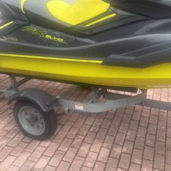 Yamaha Fx Hull Fell Off Trailer Shell With Title 