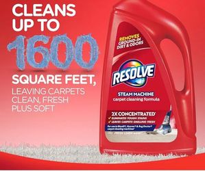 Resolve carpet cleaning resolve