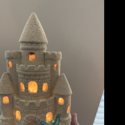 Lighted Sandcastle Figure