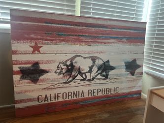 Large California Republic Wall Art 
