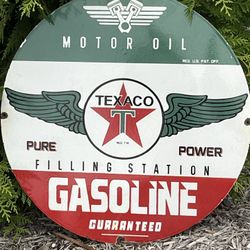 30” Porcelain Sign 