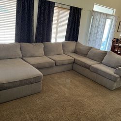 Grey sectional
