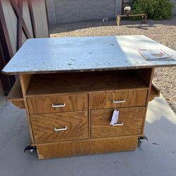 Table saw Outfeed Cabinet & Work Bench