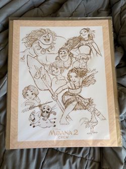 Moana 2 Employee Print Poster
