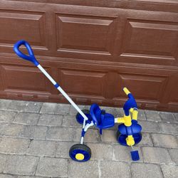 Kriddo Parent Assisted Toddler Push Tricycle For 18 Months - 3 Years