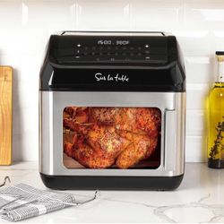 Sur La Table 13-Quart Next Generation Air Fryer - 1700W Countertop Air Fryer for Large Meals with Multi-Cook Functions: Roast, Broil, Bake, Dehydrate 