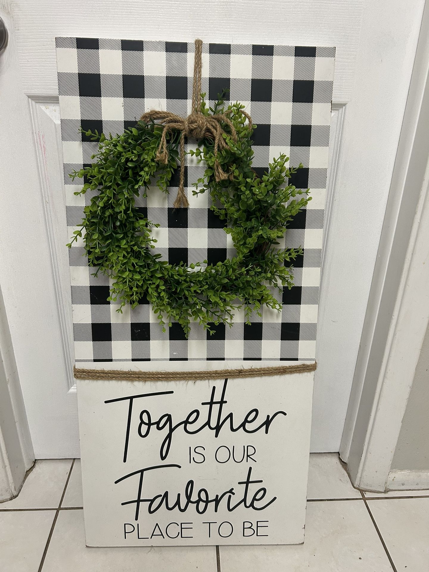 Wall Decor. “ Together Is Our Favorite.” $10.99
