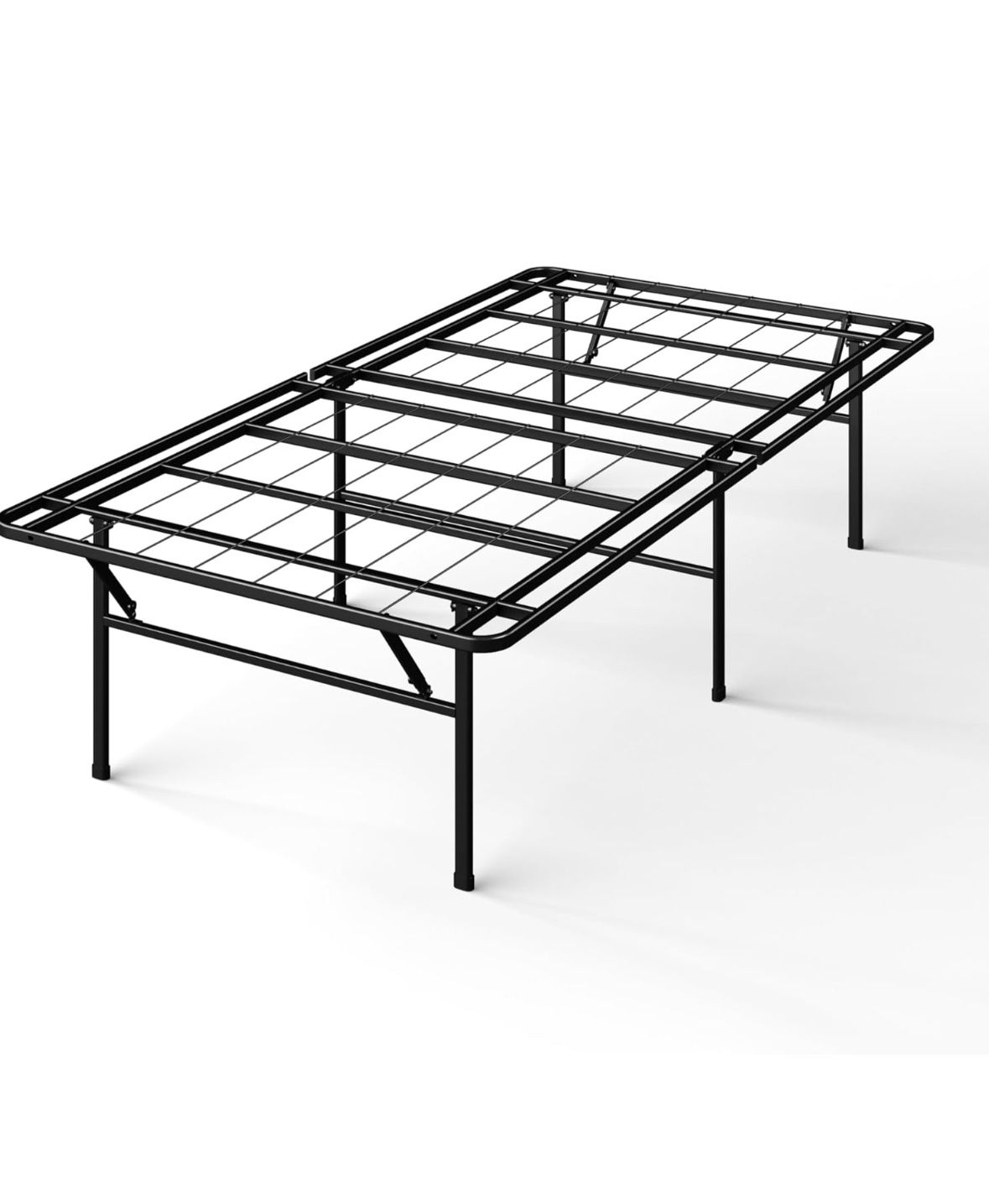 ZINUS SmartBase Heavy Duty Mattress Foundation, 16 Inch Metal Platform Bed Frame, No Box Spring Needed, Sturdy Steel Frame, Underbed Storage, Twin