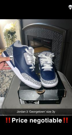 Jordan 3 ‘Georgetown’ Size 3y