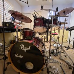 Pearl Vision 5-pc Drums (READ DESCRIPTION)