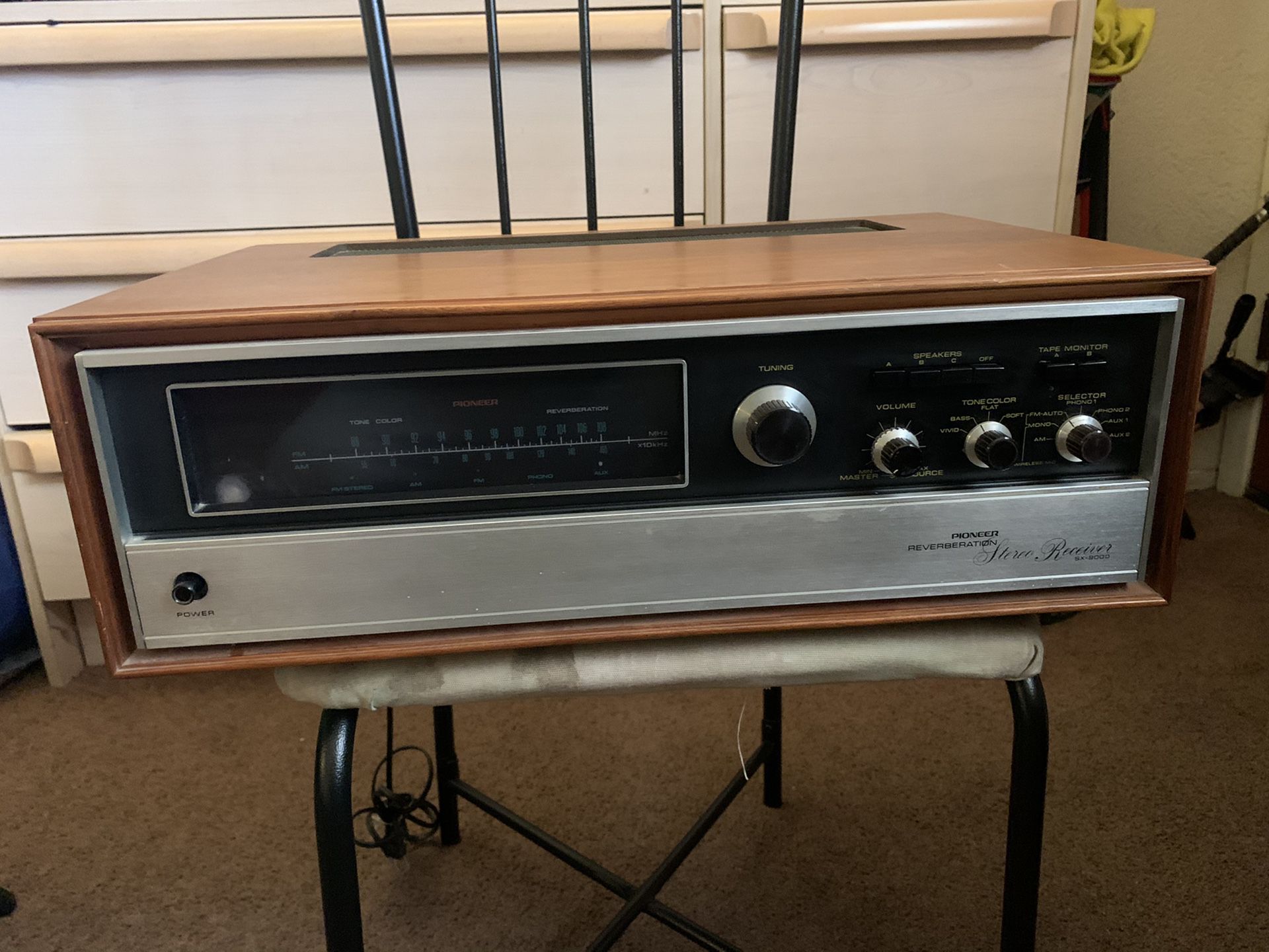 Pioneer reverberation Stereo receiver sx-9000 310watts
