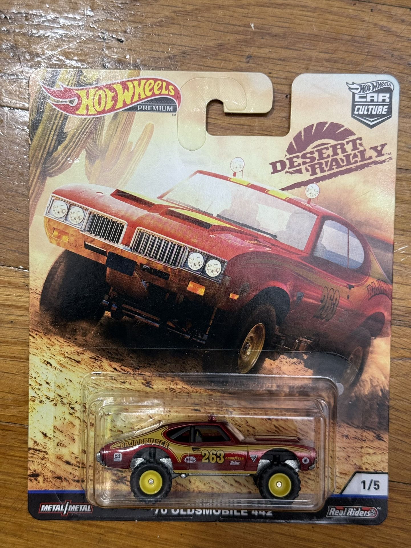 Hot Wheels Premium Car Culture "Desert Rally" #1/5 '70 Oldsmobile 442