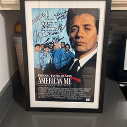 American Me Autographed 