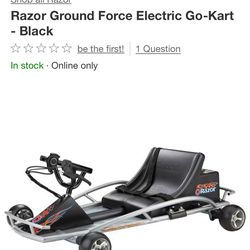 Used Razor Ground Force Electric Go Kart