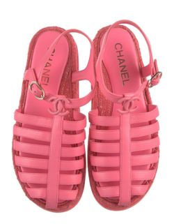 Chanel Gladiator pink sandals