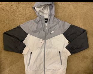 Men's Nike Sportswear Windrunner Jacket White/Gray 