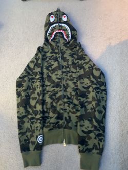 bape dessert camo shark hoodie