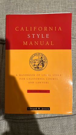 California Style Manual Fourth Edition