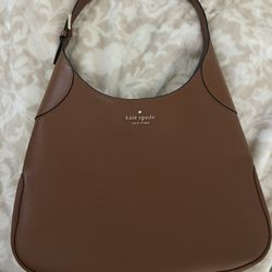 Kate Spade Brown Leather Hobo Bag