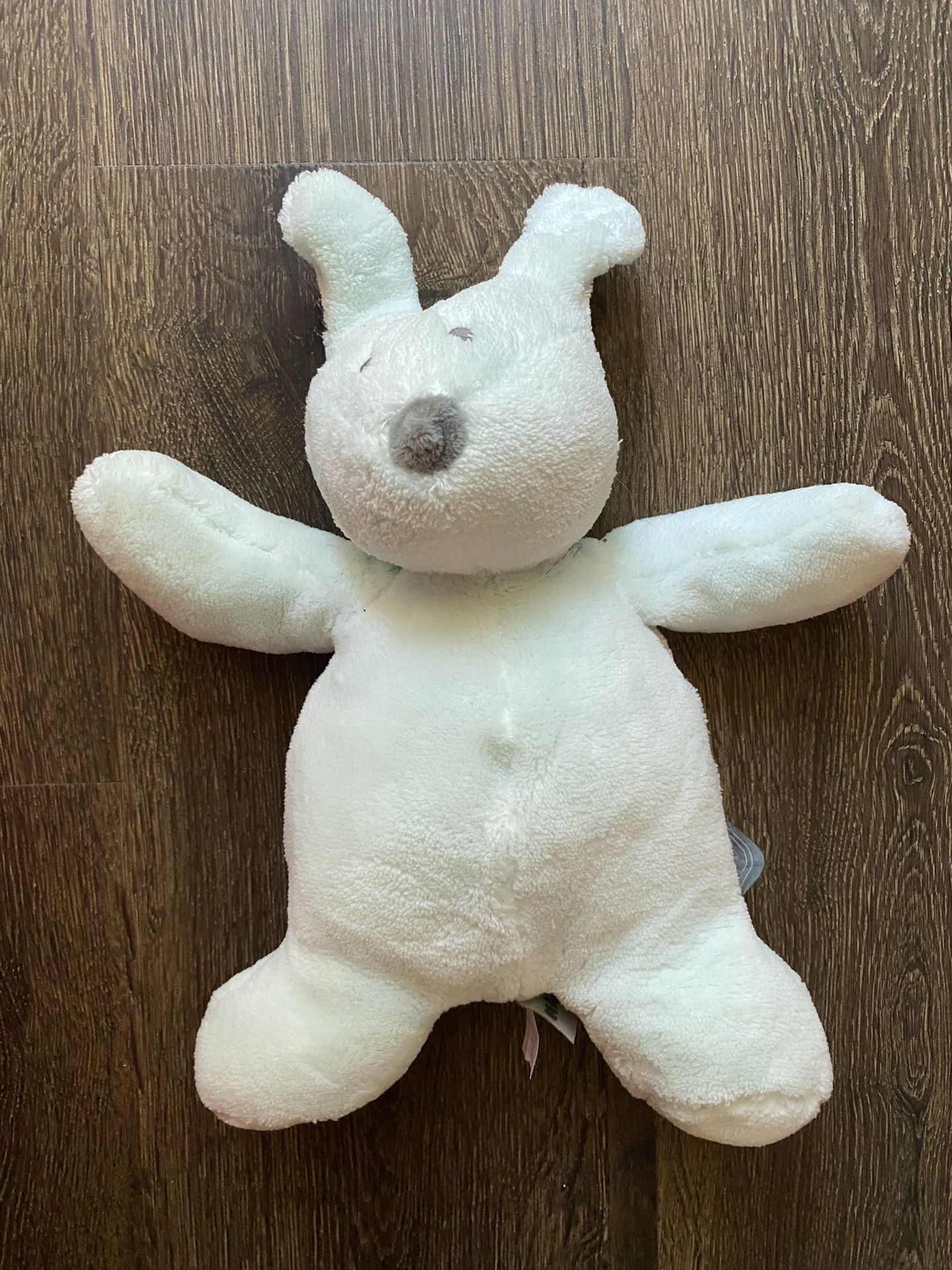 Nattou bunny mint green Plush Rabbit Lapin Comforter Baby soft toy