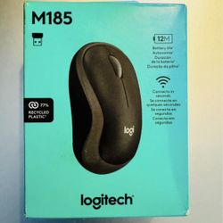 Logitech M185 Wireless Mouse - New